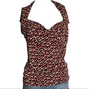 Medium sweet heart blouse medium multicolored